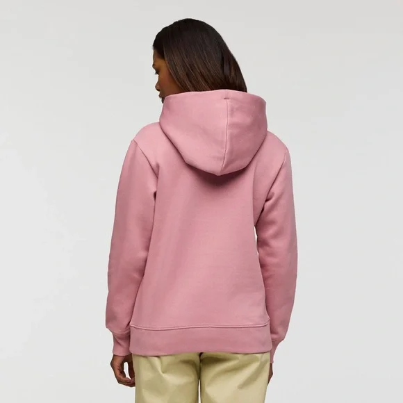 Cotopaxi Mauve Hoodie with Peach Llama Graphic - Picture 2 of 5